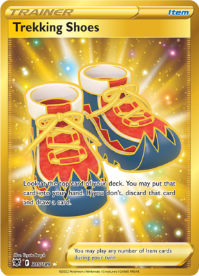 Trekking Shoes - 215/189 - Secret Rare // Pokémon kaart (Astral Radiance)
