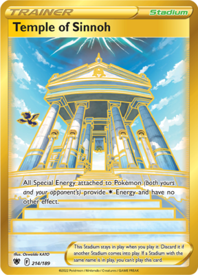 Temple of Sinnoh - 214/189 - Secret Rare // Pokémon kaart (Astral Radiance)