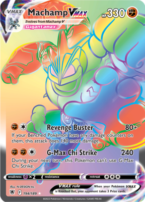 Machamp VMAX - 194/189 - Hyper Rare // Pokémon kaart (Astral Radiance)