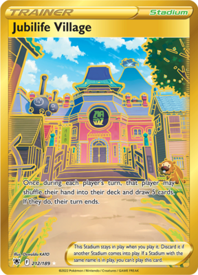 Jubilife Village - 212/189 - Secret Rare // Pokémon kaart (Astral Radiance)
