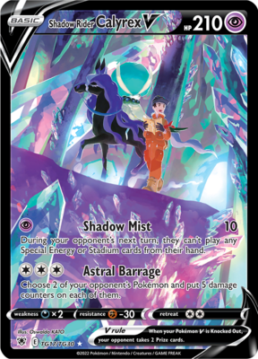 Shadow Rider Calyrex V - TG17/TG30 - Ultra Rare // Pokémon kaart (Astral Radiance)