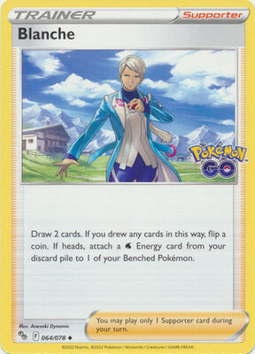 Blanche - 064/078 - Uncommon // Pokémon kaart (Pokémon GO)