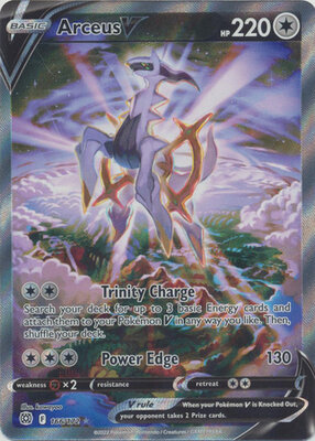 Arceus V - 166/172 - Alternate Art Ultra Rare // Pokémon kaart (Brilliant Stars)