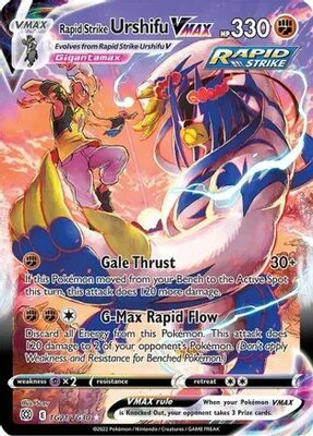 Rapid Strike Urshifu VMAX - TG21/TG30 - Ultra Rare // Pokémon kaart (Brilliant Stars)