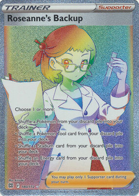 Roseanne's Backup - 180/172 - Hyper Rare // Pokémon kaart (Brilliant Stars)