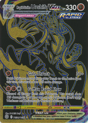 Rapid Strike Urshifu VMAX - TG30/TG30 - Secret Rare // Pokémon kaart (Brilliant Stars)