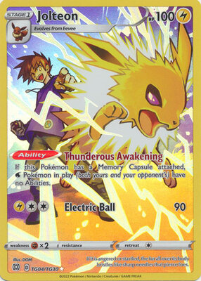 Jolteon - TG04/TG30 - Holo Rare // Pokémon kaart (Brilliant Stars)