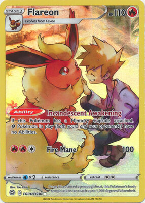 Flareon - TG01/TG30 - Holo Rare // Pokémon kaart (Brilliant Stars)