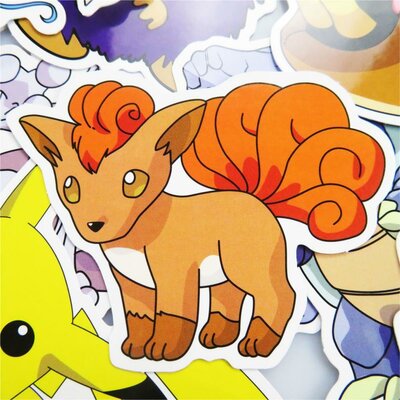 144x Pokémon Stickers (MEGA Assortiment)