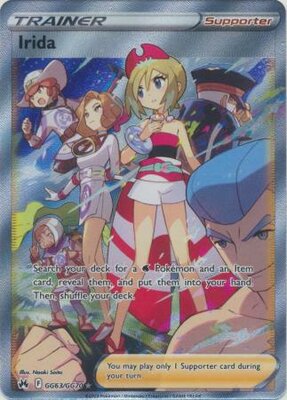 Irida - GG63/GG70  -Full Art Ultra Rare / Pokémon kaart (Crown Zenith)