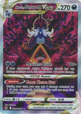 Hisuian Samurott VSTAR - GG52/GG70 - Ultra Rare / Pokémon kaart (Crown Zenith)