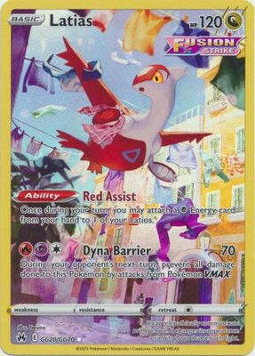 Latias - GG20/GG70 - Holo Rare / Pokémon kaart (Crown Zenith)