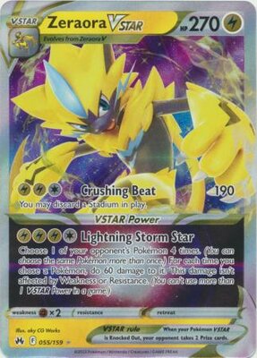 Zeraora VSTAR - 055/159 - Ultra Rare / Pokémon kaart (Crown Zenith)