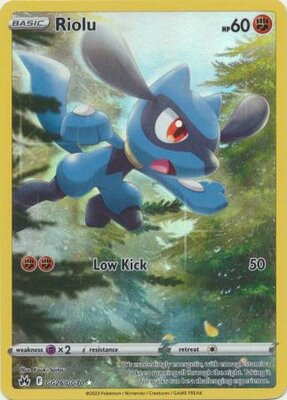 Riolu - GG26/GG70  - Holo Rare / Pokémon kaart (Crown Zenith)