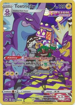 Toxtricity - GG09/GG70  - Holo Rare / Pokémon kaart (Crown Zenith)