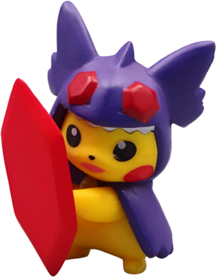 Pikachu's Cosplay Actiefiguren - Mega Sableye 6-8cm