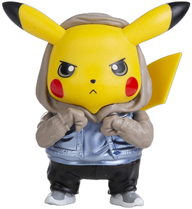 Pikachu Emoji Actiefiguren - Angry Pikachu - 10cm