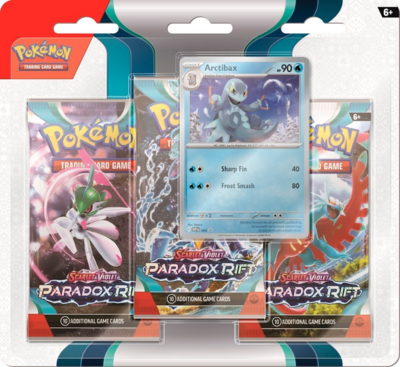 Pokémon – Paradox Rift – 3 Pack Blister Arctibax