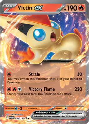 Victini EX Double Rare - OBF 033 - Pokémon kaart (Scarlet & Violet - Obsidian Flames)
