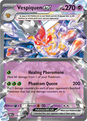 Vespiquen EX Double Rare - OBF 096 - Pokémon kaart (Scarlet & Violet - Obsidian Flames)