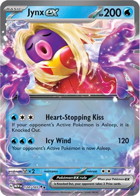 Jynx EX Double Rare - MEW 124 - Pokémon kaart (Scarlet & Violet - 151)
