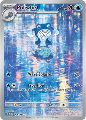 Poliwhirl Illustration Rare - MEW 176 - Pokémon kaart (Scarlet & Violet - 151)