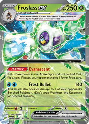 Froslass EX Double Rare - PAR 003 - Pokémon kaart (Scarlet & Violet - Paradox Rift)
