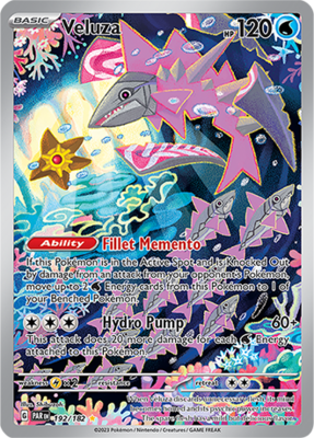 Veluza Illustration Rare - PAR 192 - Pokémon kaart (Scarlet & Violet - Paradox Rift)