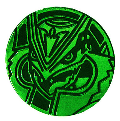 Pokemon Rayquaza Munt - Collectible Coin (Green)