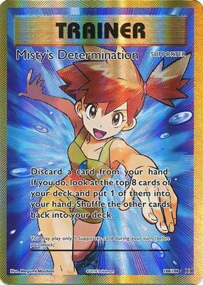 Misty's Determination Full Art - 108/108 // Pokemon Card (Evolutions)