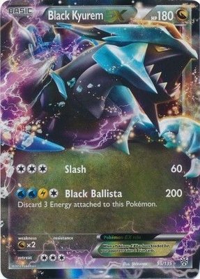 Black Kyurem EX // Pokémon kaart