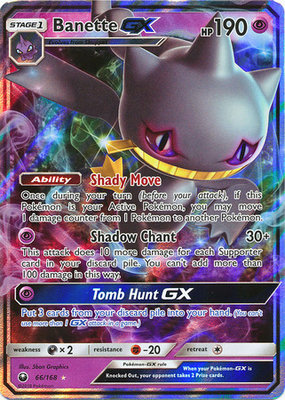 Banette GX - 66/168 // Pokémon kaarten (Celestial Storm)