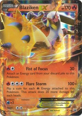 Blaziken EX - XY54 // Pokémon kaart (Crystal Guardians)