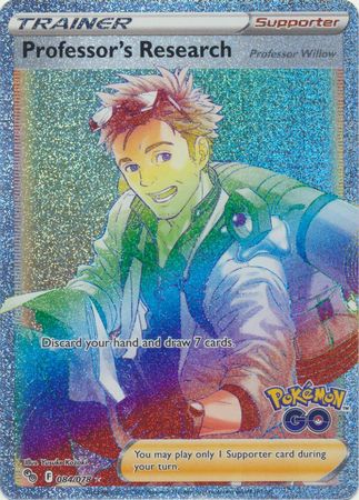 Professor's Research - 084/078 - Hyper Rare // Pokemon kaart (Pokemon GO)