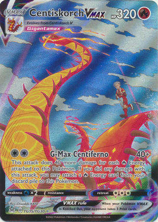 Centiskorch VMAX - TG15/TG30 - Ultra Rare - Pokemon kaart (Lost Origin)