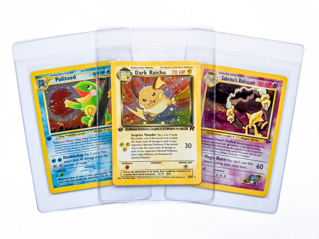 Pokémon Semi-Regid Toploaders transparent Clear 6 Stuks (inclusief Pro-Fit sleeves)