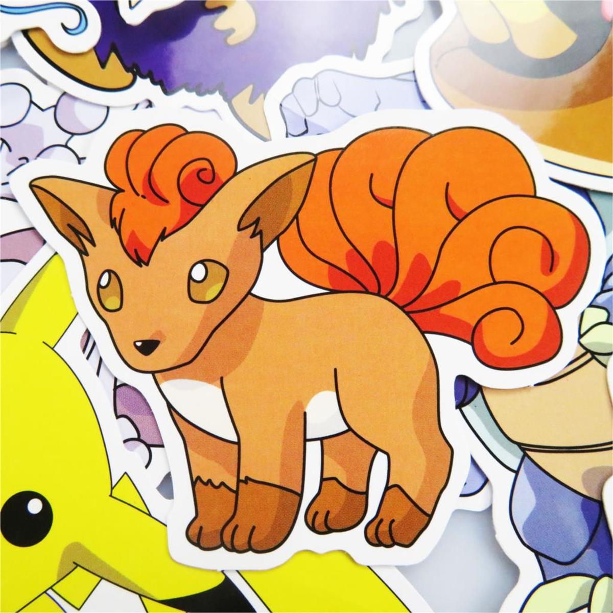 72x Pokemon Stickers (voordeel assortiment)