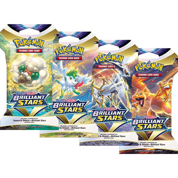 Pokémon TCG: Sword Shield-Brilliant Stars Sleeved Booster Pack