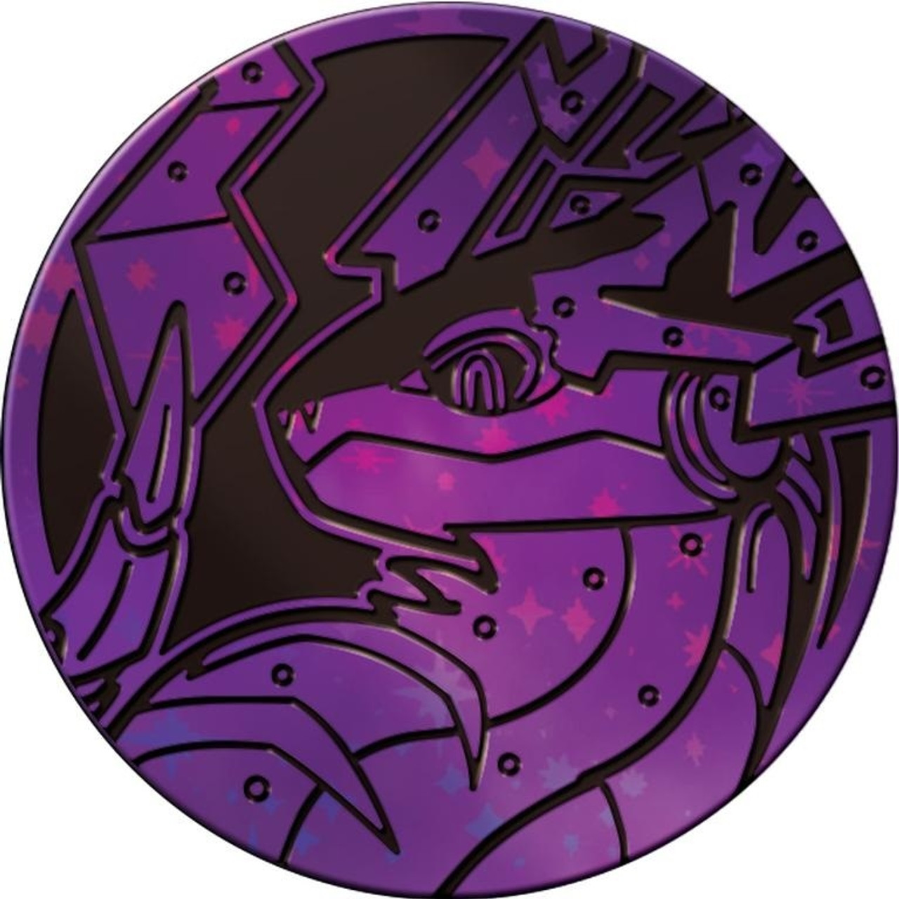 Pokémon Purple & Black Sparkle Oversized Miraidon Coin